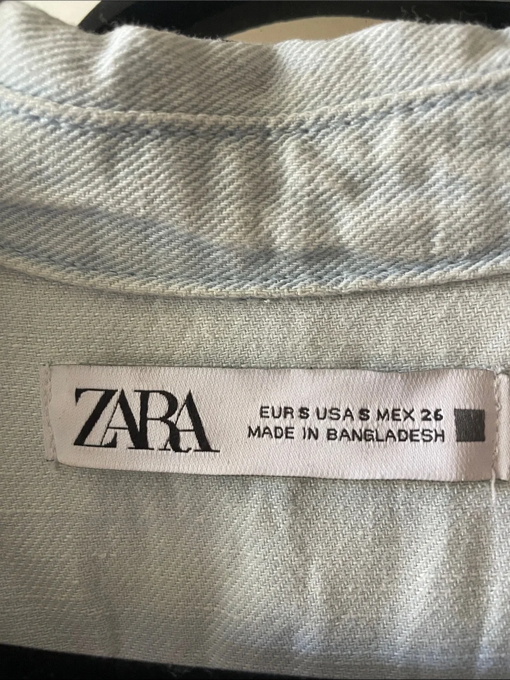 Light Blue Denim Button-Front Jumpsuit